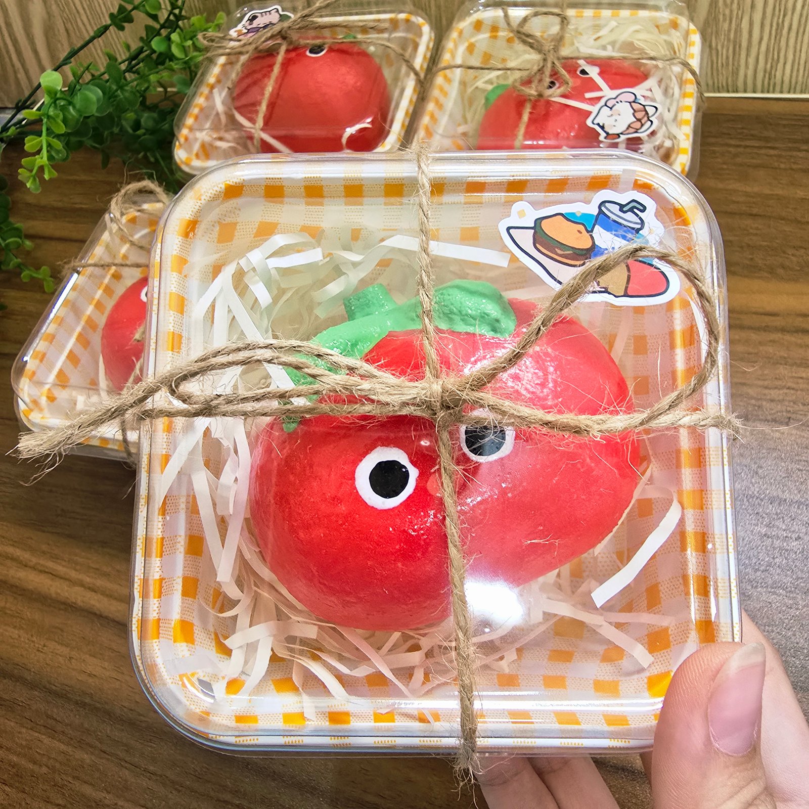 Squishy Thủ Công CÀ CHUA LỚN Dễ Thương Giải Tress [Shop Thảo Tâm]
