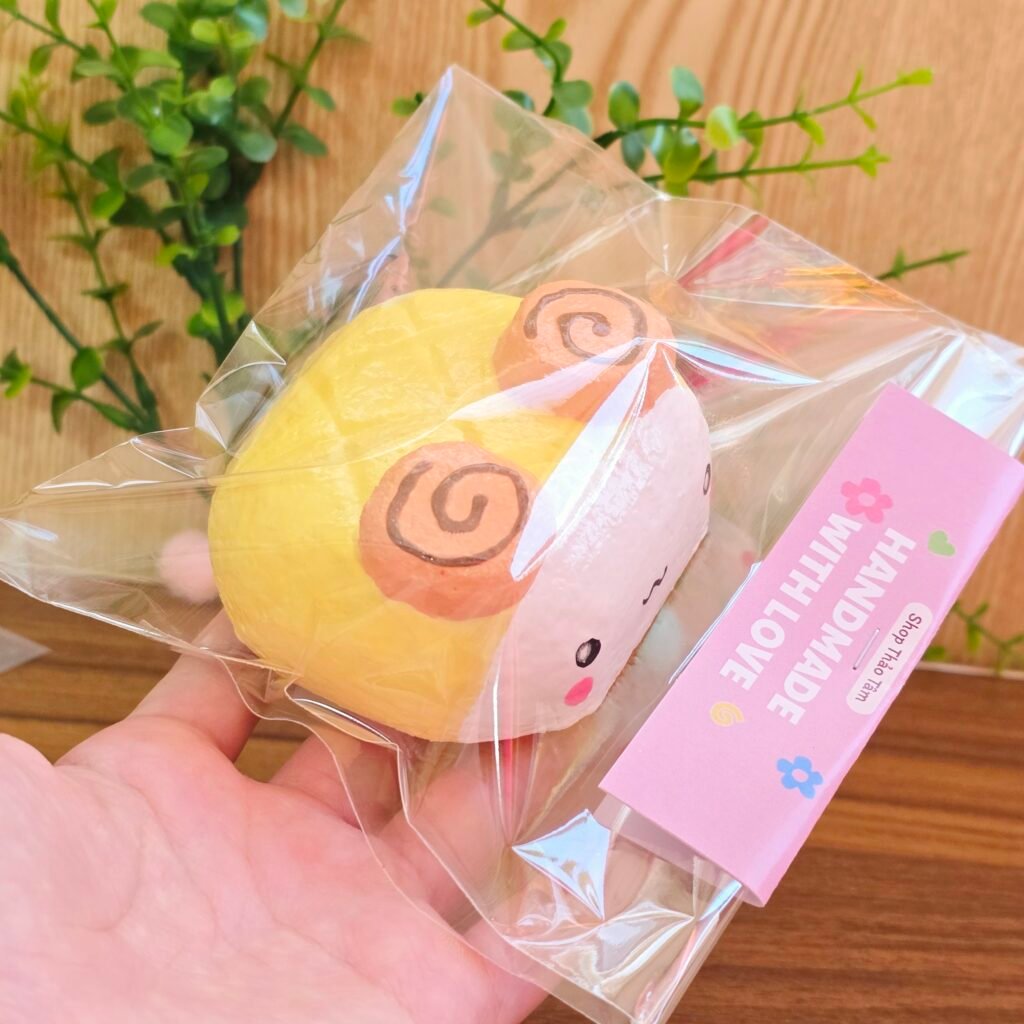 Squishy Thủ Công BÁNH DỨA CỪU TRÒN MẬP Ú NU Siêu Chậm Tăng Đồ Chơi Tự Làm Xả Stress Chữa Lành [Shop Thảo Tâm]