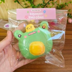 Squishy Thủ Công BÁNH BƠ ẾCH ĐỘC LẠ Siêu Chậm Tăng Đồ Chơi Tự Làm Xả Stress Chữa Lành [Shop Thảo Tâm]